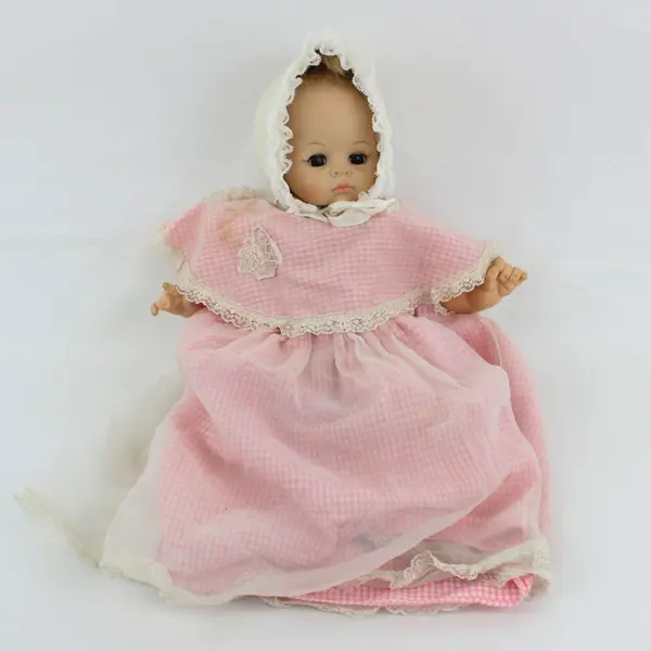 1965 Madame Alexander Baby Doll Rubber & Cloth 15 Inch Used