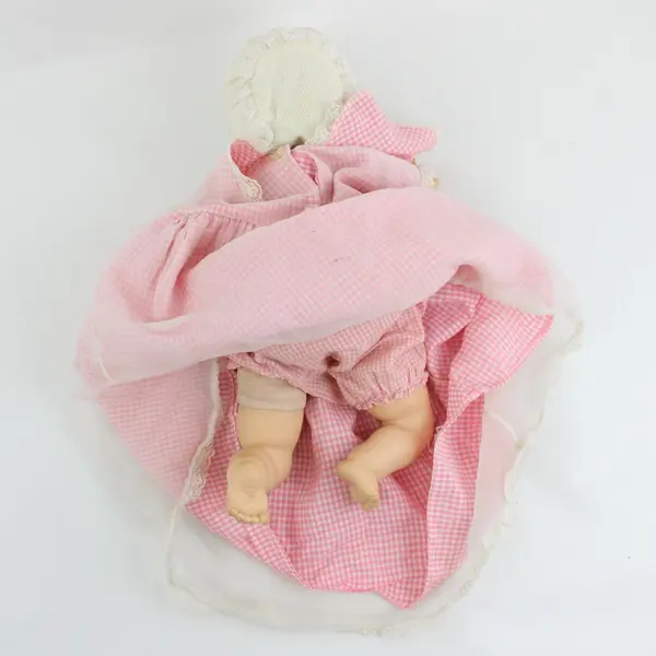 1965 Madame Alexander Baby Doll Rubber & Cloth 15 Inch Used