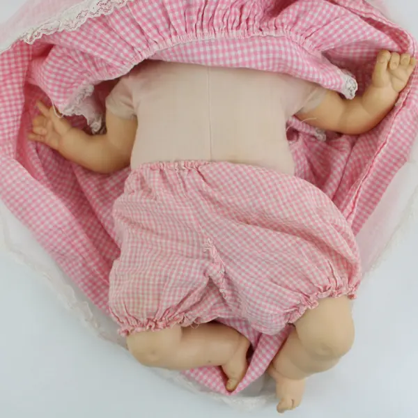 1965 Madame Alexander Baby Doll Rubber & Cloth 15 Inch Used