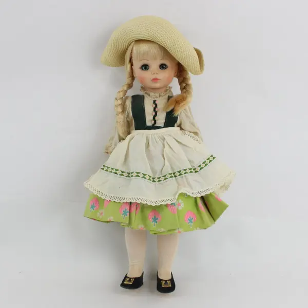 Madame Alexander Heidi Doll 13in Made in USA Braided Hair