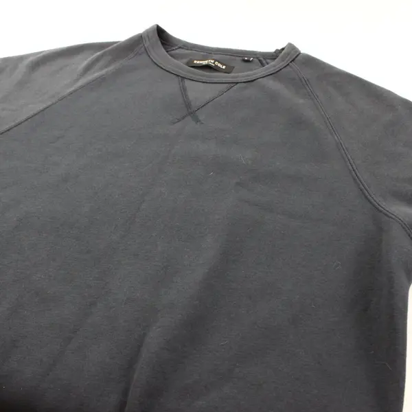 Kenneth Cole Men's Large Navy Blue Crewneck Sweatshirt