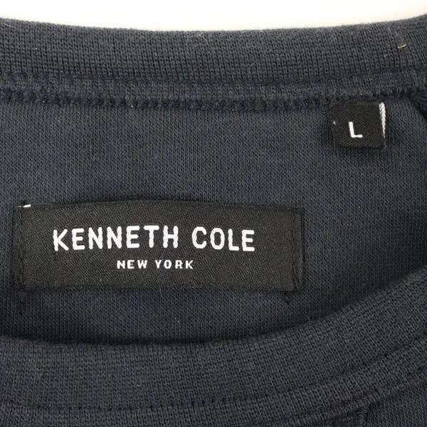 Kenneth Cole Men's Large Navy Blue Crewneck Sweatshirt