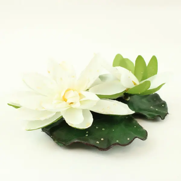 Set of 5 Artificial Floating Lotus Flowers Water Lily Pond Bowl Decor