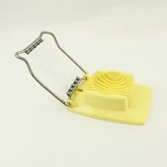 Ekco Egg Slicer Cream Hinged Metal Wire Kitchen Utensil