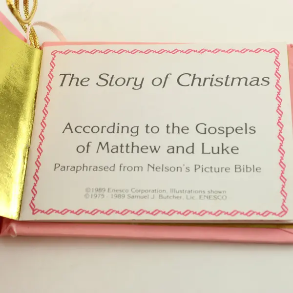Enesco Precious Moments The Story of Christmas Book