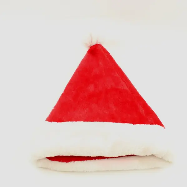 Prima Creations Christmas Santa Claus Hat Red Plush White Trim