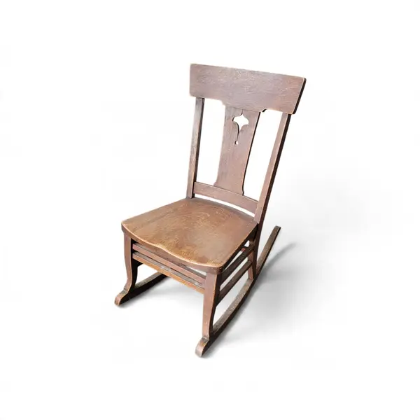 Antique Sheboygan Chair Co Body Guard Wooden Rocking Chair - Local Pickup Only