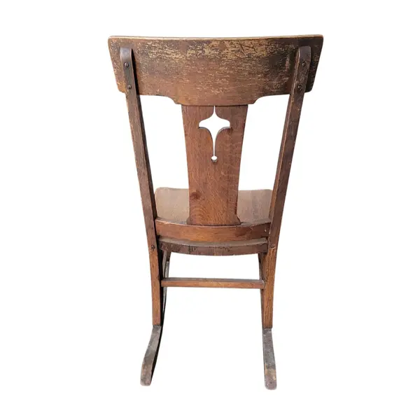 Antique Sheboygan Chair Co Body Guard Wooden Rocking Chair - Local Pickup Only