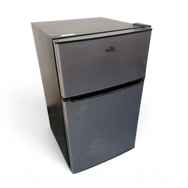 Willz 2 Door Mini Refrigerator Freezer Stainless Steel Look - Local Pickup