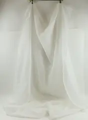 White Sheer Net Fabric 38in x 3 Yards Sewing Craft Costume Decor