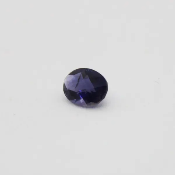 Lot of 2 Purple Faceted Iolite Gemstones 5x7mm Jewelry Making