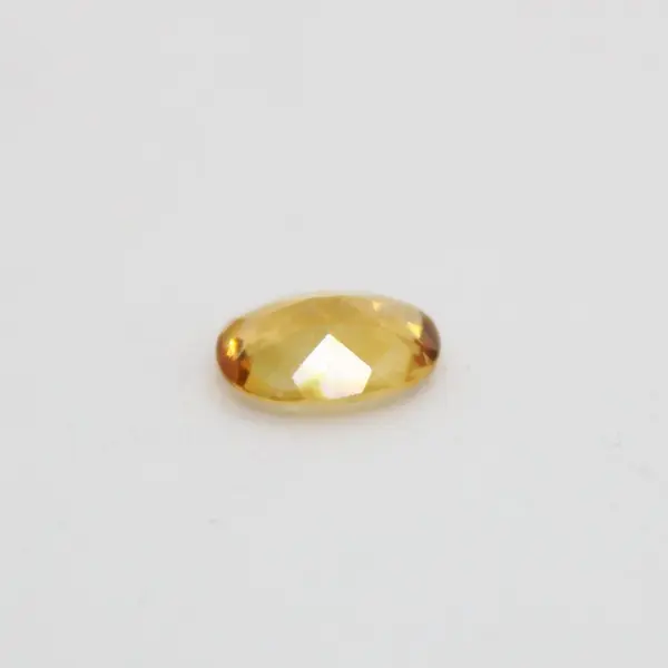 Lot of 4 Faceted Yellow Citrine Gemstones 7x9mm Jewelry Making Loose Stones