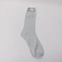 Carol Wright Gifts Metallic Knit Socks Silver One Size Men's