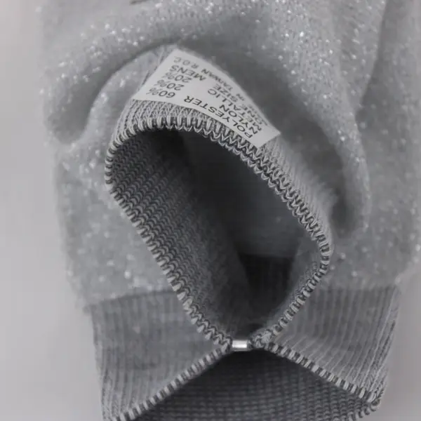 Carol Wright Gifts Metallic Knit Socks Silver One Size Men's