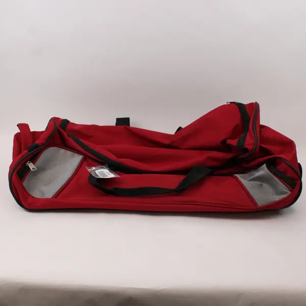 American Tourister Rolling Duffel Bag Red 24 Inch Travel Luggage