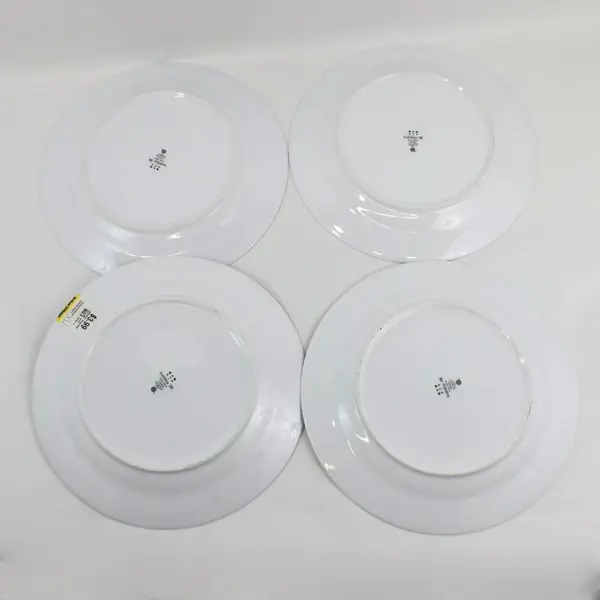 Set of 4 Target Holiday 08 Arctic Solstice Snowflake Dinner Plates 10.5in
