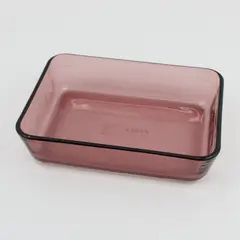 Pyrex 7210 Cranberry 3 Cup Rectangular Casserole Baking Dish