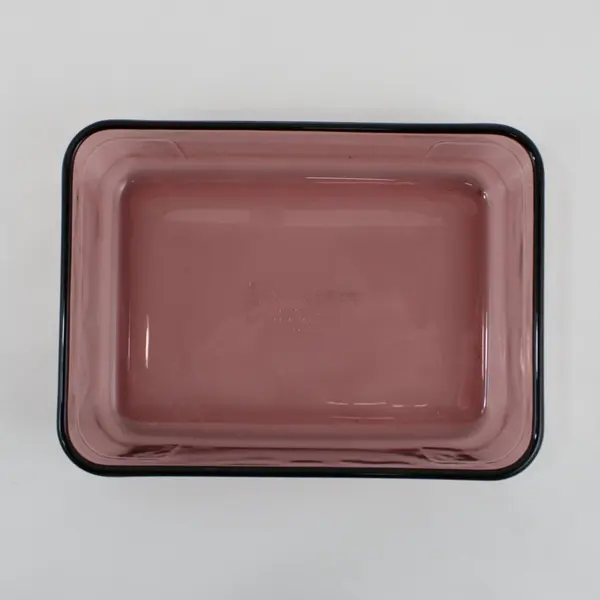 Pyrex 7210 Cranberry 3 Cup Rectangular Casserole Baking Dish
