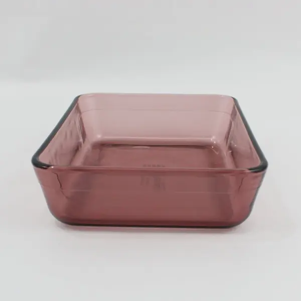 Pyrex 7210 Cranberry 3 Cup Rectangular Casserole Baking Dish
