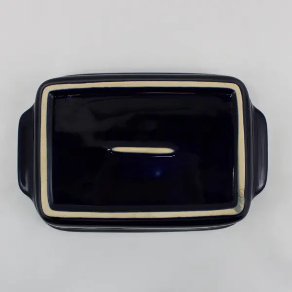 Cobalt Blue 3-Cup Rectangular Casserole Baking Dish 9.25 x 5.75
