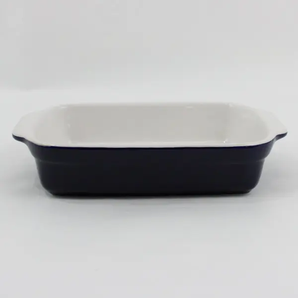 Cobalt Blue 3-Cup Rectangular Casserole Baking Dish 9.25 x 5.75