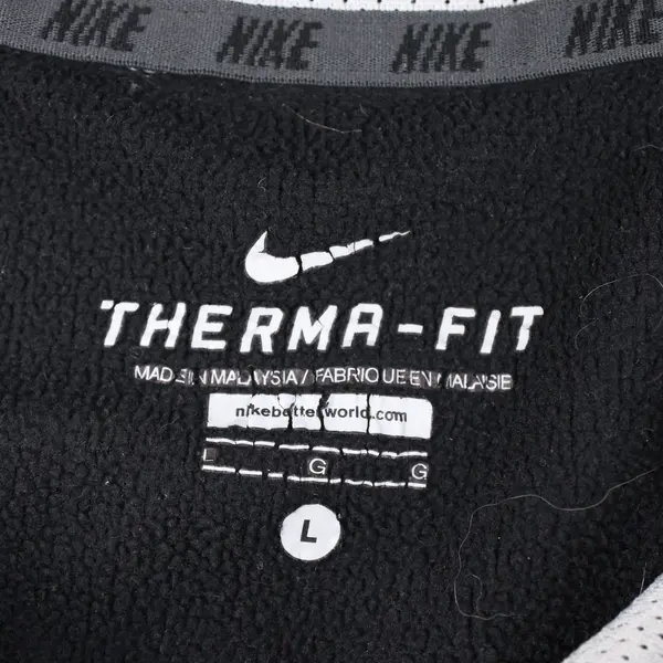 Nike Therma-FIT Boys Large Black Gray Camo Hoodie