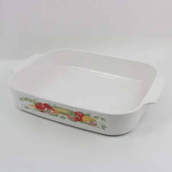 CorningWare Harvest A-21-B-N 4.5 Qt Lasagna Roaster Dish 14.5"