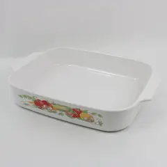 CorningWare Harvest A-21-B-N 4.5 Qt Lasagna Roaster Dish 14.5"