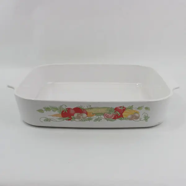 CorningWare Harvest A-21-B-N 4.5 Qt Lasagna Roaster Dish 14.5"