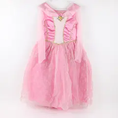Disney Store Princess Aurora Pink Dress Costume Girls Size Small 6/6X FLAWED