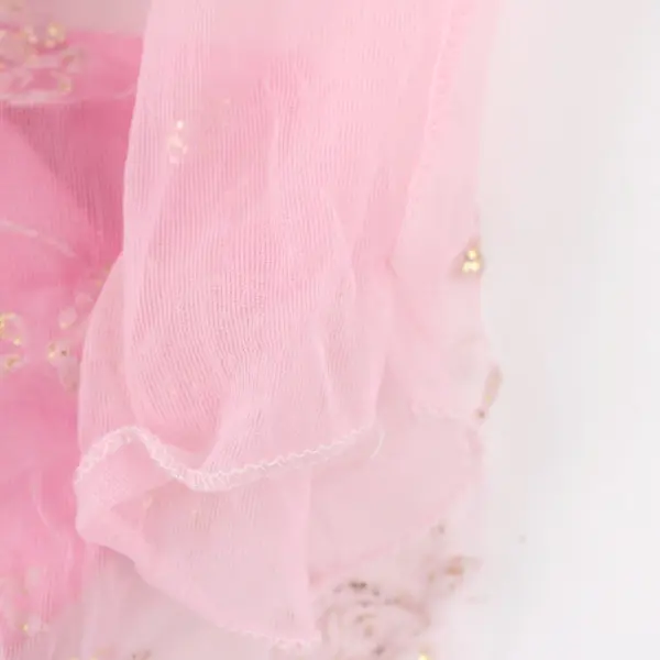 Disney Store Princess Aurora Pink Dress Costume Girls Size Small 6/6X FLAWED