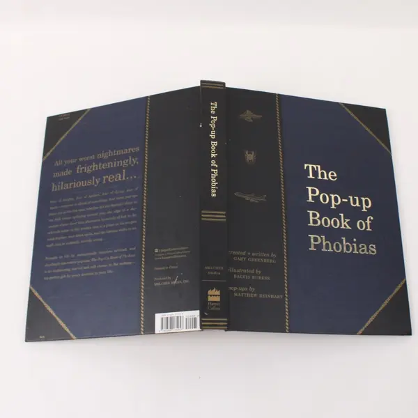 The Pop-Up Book of Phobias Gary Greenberg 1999 Hardcover Illustrated