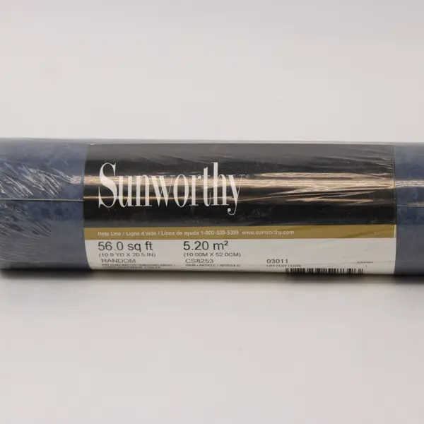 Sunworthy Blue Marble Prepasted Vinyl Wallpaper 56 Sq Ft