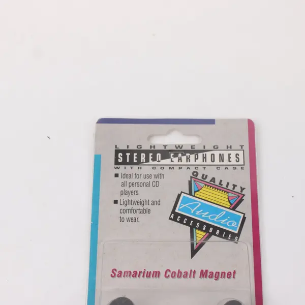 Audio Accessories MD-070 Stereo Earbuds Samarium Cobalt Magnet