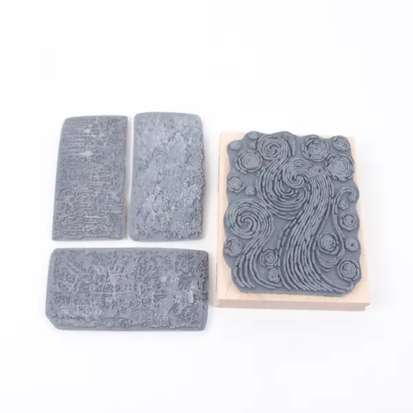 Stampendous Skinner ASCRS03 Rubber Background Stamps Lot of 4