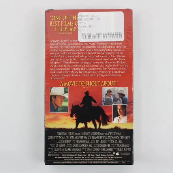 The Horse Whisperer VHS 1999, Robert Redford/Kristin Scott Thomas, Sealed 