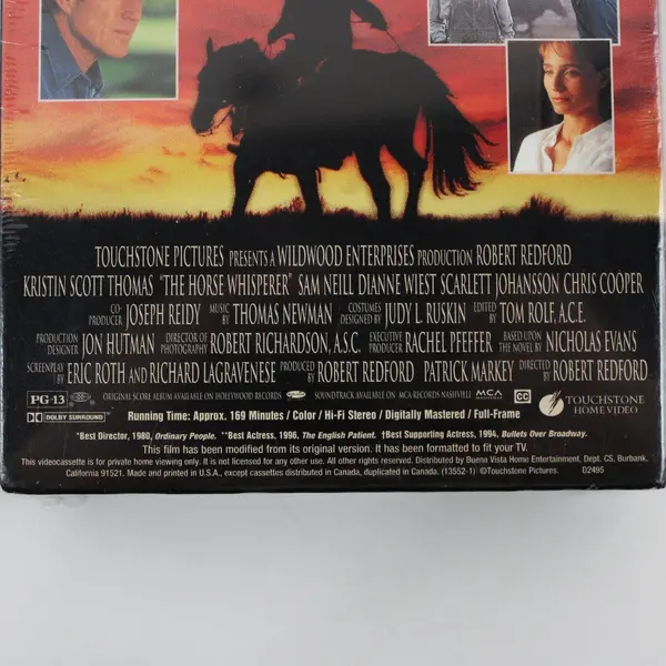 The Horse Whisperer VHS 1999, Robert Redford/Kristin Scott Thomas, Sealed 