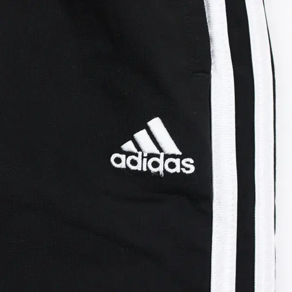 adidas Kids Black White 3-Stripe Joggers Pants Size 6