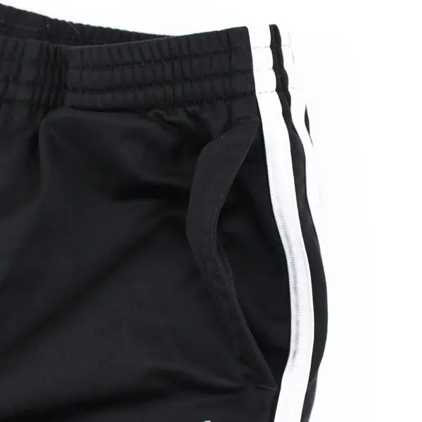 adidas Kids Black White 3-Stripe Joggers Pants Size 6