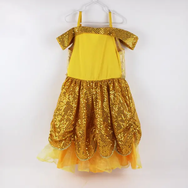 Disney Parks Beauty and the Beast Belle Yellow Dress Costume Girls Small