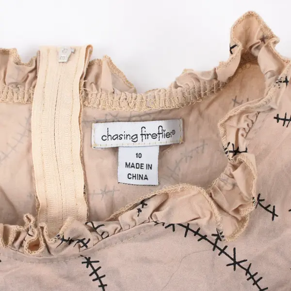 Chasing Fireflies Voodoo Doll Dress Girls Size 10 Pre-Owned