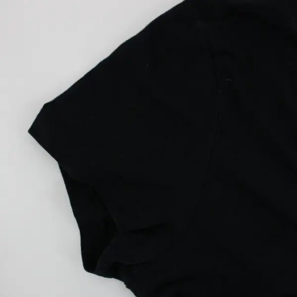 Banana Republic Timeless Tee Women's Medium Black V-Neck Short Sleeve