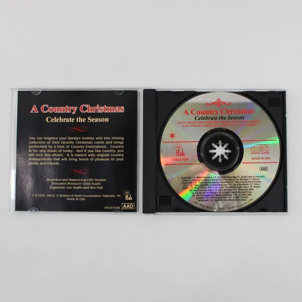 A Country Christmas Celebrate the Season CD 1992, 25 Songs #HACD1008