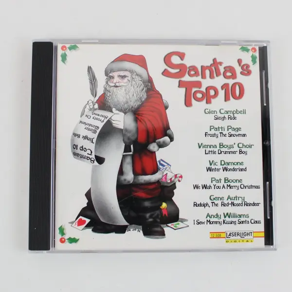 Santa's Top 10 Christmas Music CD 1998, #12 508 