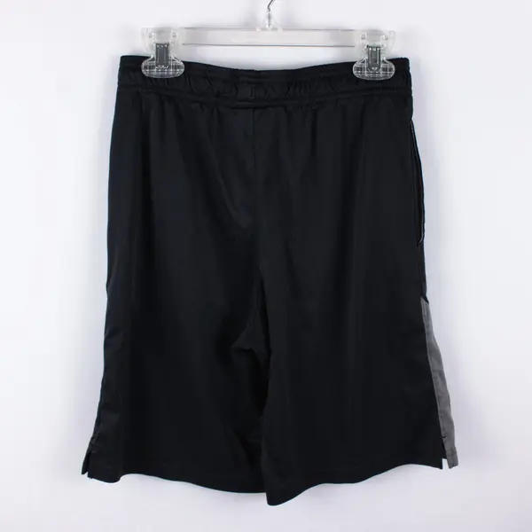 Under Armour Youth Medium Black Gray Athletic Shorts