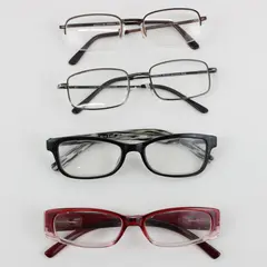 Lot of 4 Pairs Reading Glasses +2.50 +2.75 +3.25 +3.50 Assorted Brands