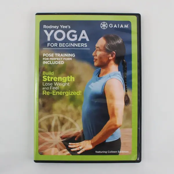 Gaiam Rodney Yee's Yoga for Beginners DVD Colleen Saidman 80 Min 2008