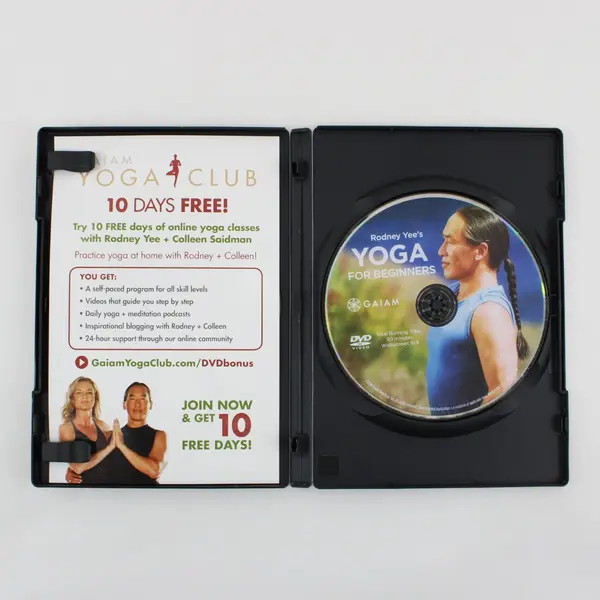 Gaiam Rodney Yee's Yoga for Beginners DVD Colleen Saidman 80 Min 2008
