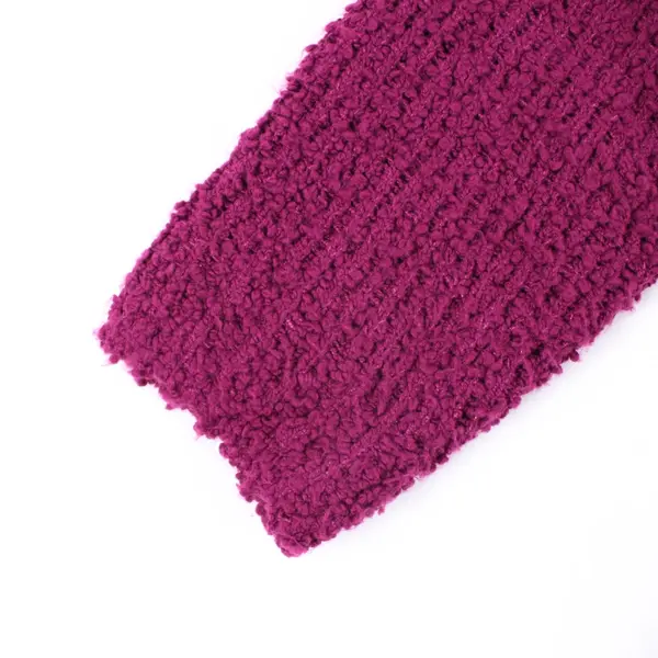Coldwater Creek Women's Mock Neck Sweater Large Fuchsia Purple