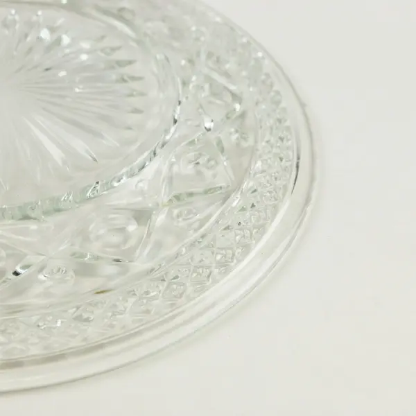 Imperial Glass Cape Cod Clear Set of 5 Salad Plates 8 Inch